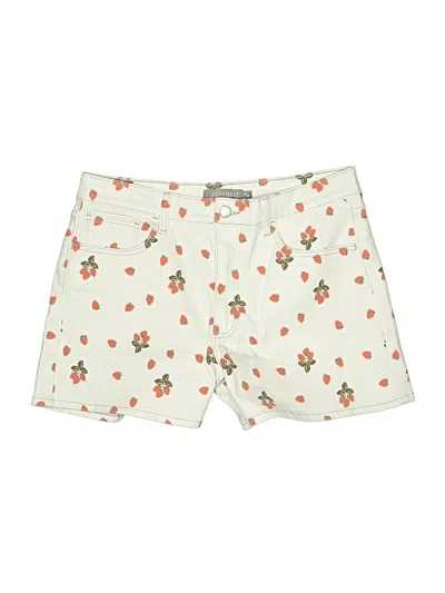 Pre-owned Just Usa Shorts In Ivory