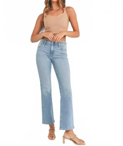 Just Usa Women's Slim Bootcut Denim In Blue