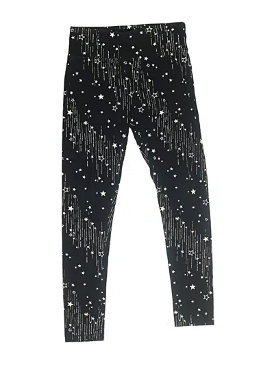 Pre-owned Justice Kids' Active Pants In Black
