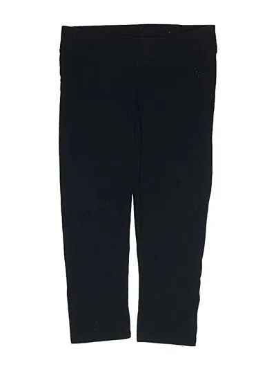 Pre-owned Justice Kids' Active Pants In Black