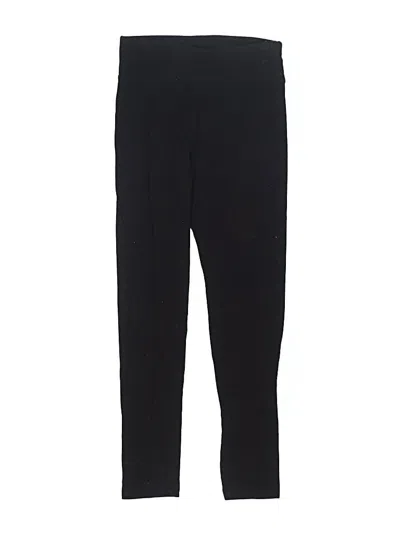 Pre-owned Justice Kids' Active Pants In Black