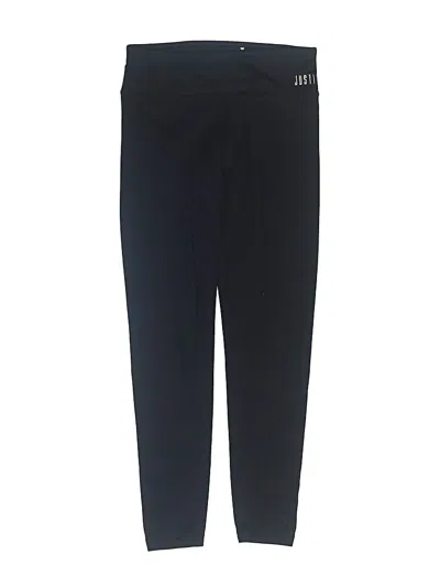 Pre-owned Justice Kids' Active Pants In Blue