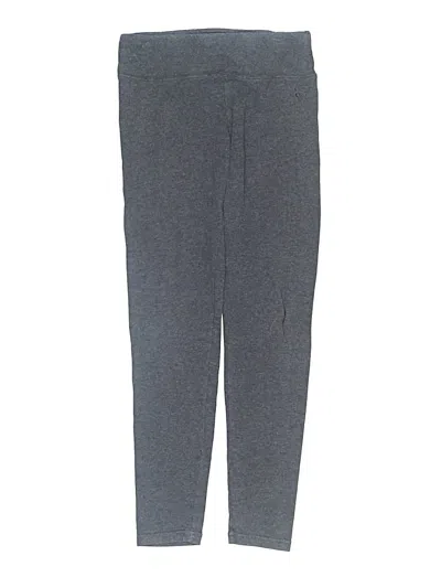 Pre-owned Justice Kids' Active Pants In Gray