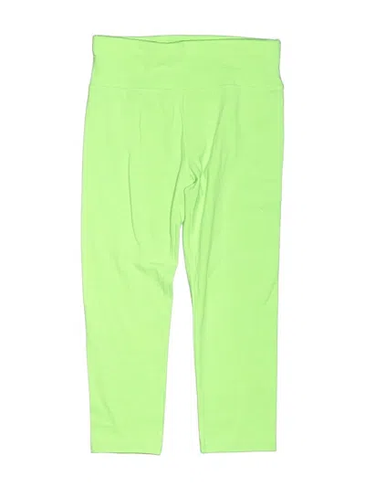 Pre-owned Justice Kids' Active Pants In Green