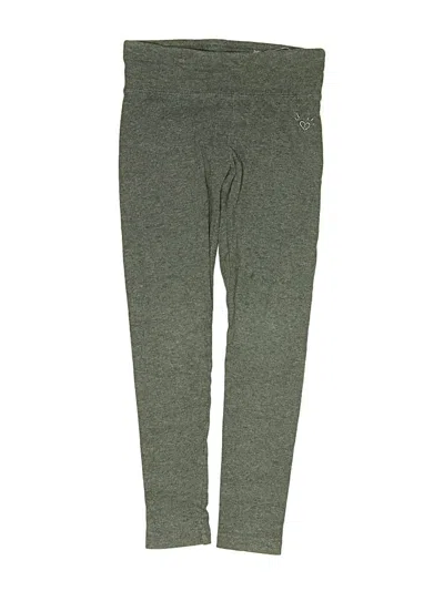 Pre-owned Justice Kids' Active Pants In Green