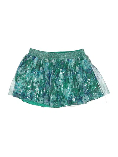 Pre-owned Justice Kids' Active Skirt In Green