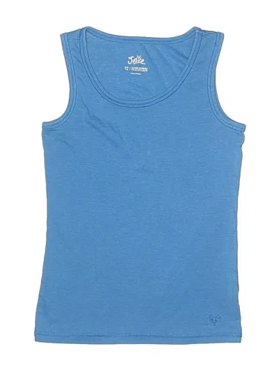Pre-owned Justice Kids' Active Tank Top In Blue