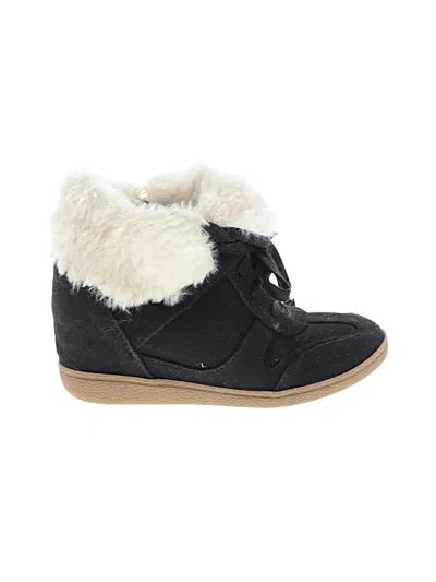 Pre-owned Justice Kids' Ankle Boots In Black