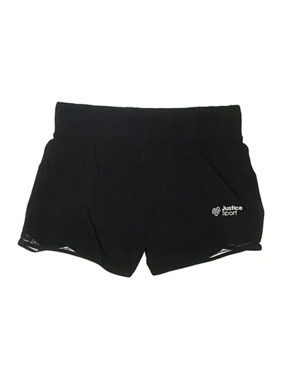 Pre-owned Justice Kids' Athletic Shorts In Black