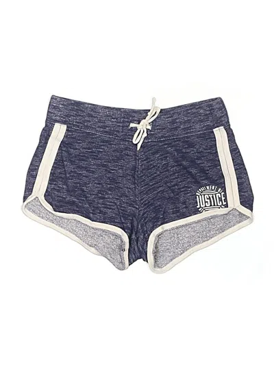 Pre-owned Justice Kids' Athletic Shorts In Blue