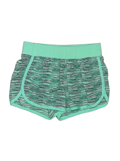 Pre-owned Justice Kids' Athletic Shorts In Green