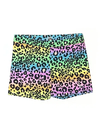 Pre-owned Justice Kids' Athletic Shorts In Green