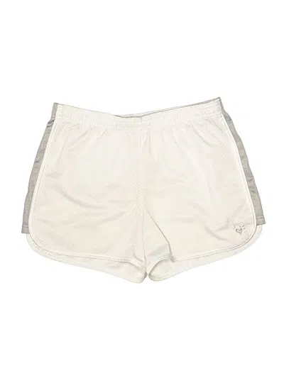 Pre-owned Justice Kids' Athletic Shorts In Ivory