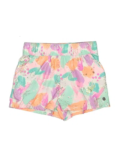 Pre-owned Justice Kids' Athletic Shorts In Pink
