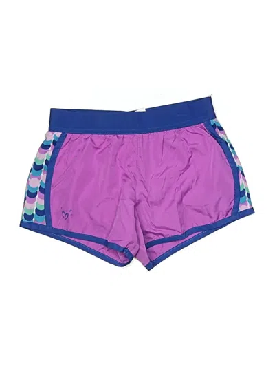 Pre-owned Justice Kids' Athletic Shorts In Purple