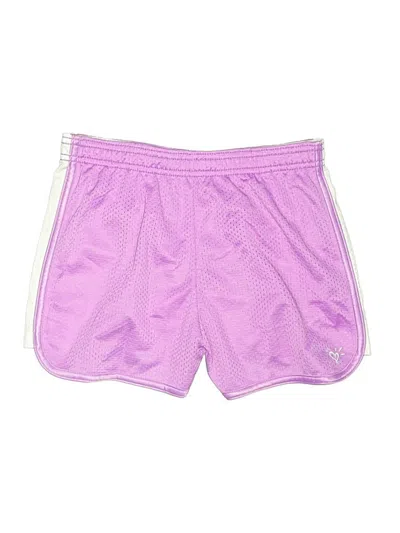 Pre-owned Justice Kids' Athletic Shorts In Purple