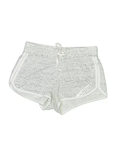 Pre-owned Justice Kids' Athletic Shorts In Silver