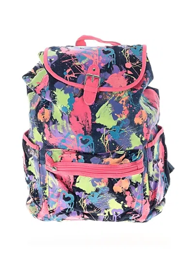 Pre-owned Justice Kids' Backpack In Pink
