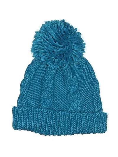 Pre-owned Justice Kids' Beanie Hat In Teal