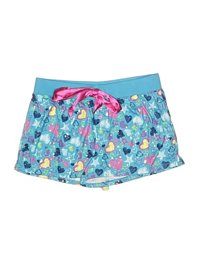 Pre-owned Justice Kids' Board Shorts In Blue