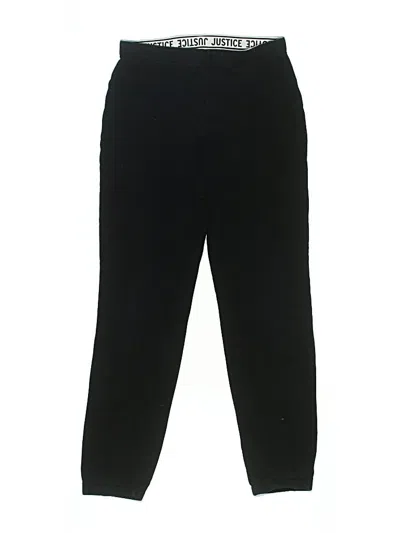 Pre-owned Justice Kids' Casual Pants In Black