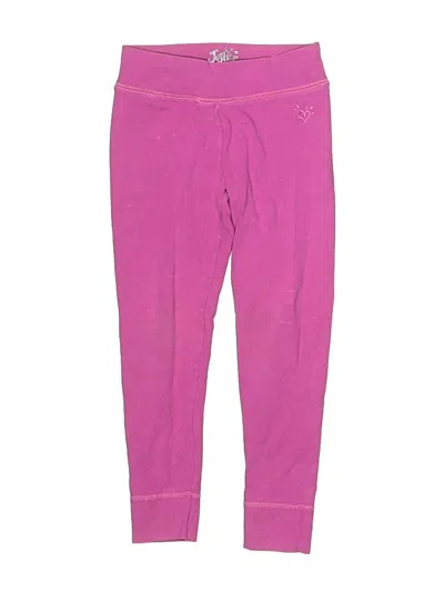 Pre-owned Justice Kids' Casual Pants In Pink