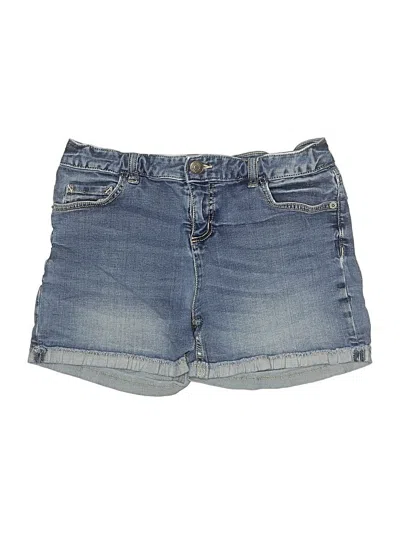 Pre-owned Justice Kids' Denim Shorts In Blue