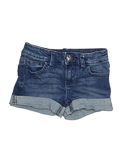 Pre-owned Justice Kids' Denim Shorts In Blue