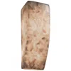 Justice Design Alabaster Rocks! 14" High Ada Rectangular Wall Sconce