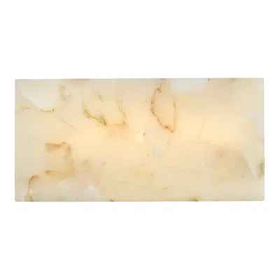 Justice Design Alabaster Rocks Medley 5" High Alabaster Rocks Led Wall Sconce