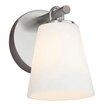Justice Design Alpino 7 1/4" High Brushed Nickel Wall Sconce