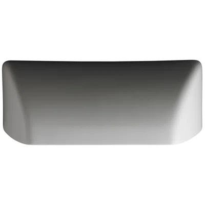 Justice Design Ambiance 12 1/4"w Bisque Ceramic Scoop Outdoor Wall Light