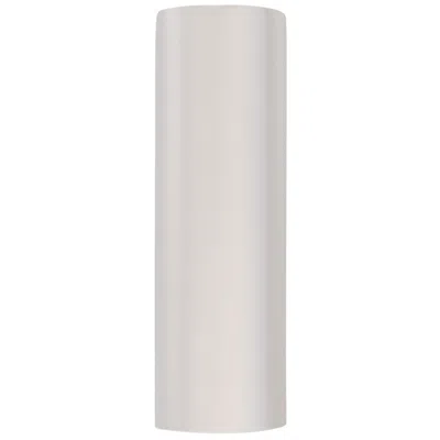 Justice Design Ambiance 17"h Gloss White Ceramic Tube Closed Top Ada Sconce