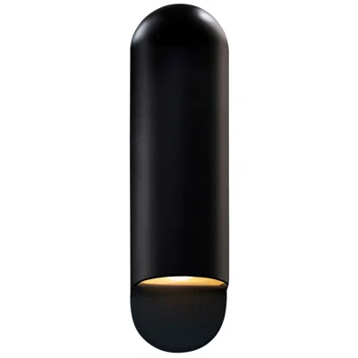 Justice Design Ambiance 20"h Carbon Black Capsule Ada Outdoor Wall Sconce