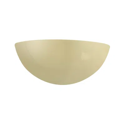Justice Design Ambiance 4 1/2"h Vanilla Gloss Quarter Sphere Wall Sconce