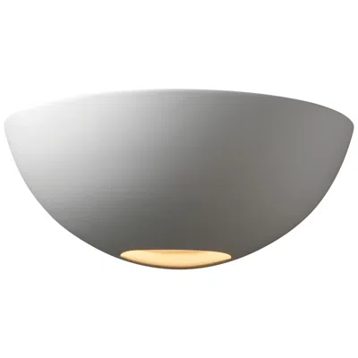 Justice Design Ambiance 4.5" High Bisque Small Metro Wall Sconce