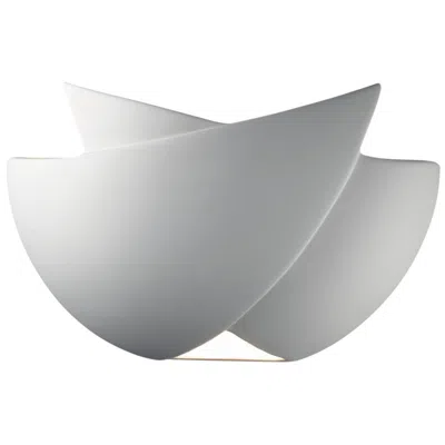 Justice Design Ambiance 7" High Bisque Fema Ada Wall Sconce