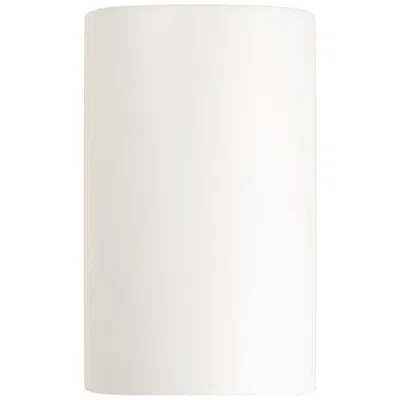 Justice Design Ambiance 9 1/2" High Matte White Wall Sconce