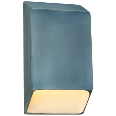 Justice Design Ambiance 9 1/2"h Midnight Sky White Closed Led Wall Sconce