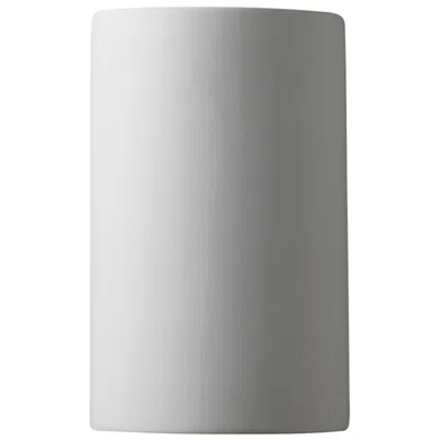 Justice Design Ambiance 9 1/2"h Small Bisque Ceramic Outdoor Wall Light