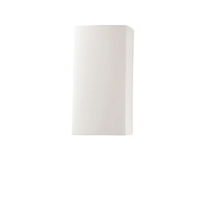 Justice Design Ambiance 9.5"h Bisque Rectangle Wall Sconce