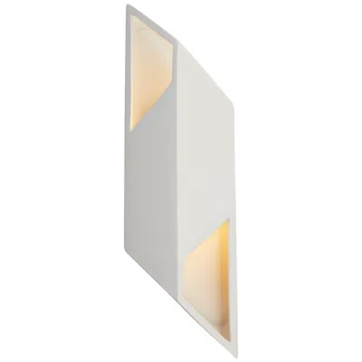 Justice Design Ambiance Collection 17 1/2" High Bisque Led Wall Sconce