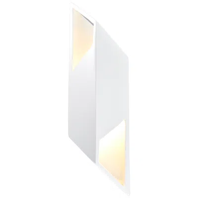 Justice Design Ambiance Collection 17 1/2"h Gloss White Led Wall Sconce