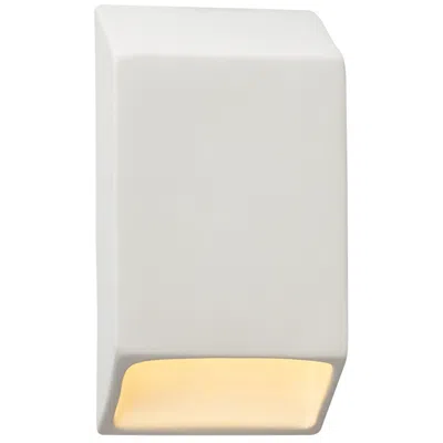 Justice Design Ambiance Collection 9 1/2"h Bisque Led Outdoor Wall Light