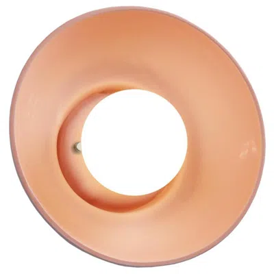 Justice Design Ambiance Coupe 10" High Gloss Blush Led Wall Sconce