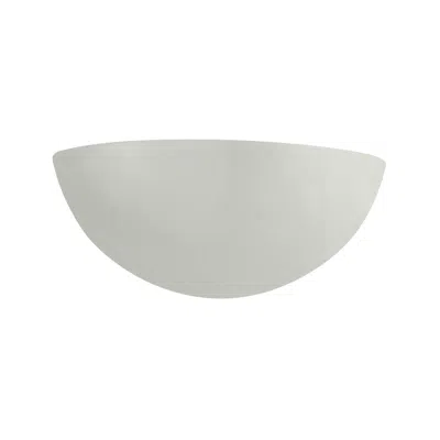 Justice Design Ambiance Quarter Sphere 4 1/2" High Matte White Wall Sconce