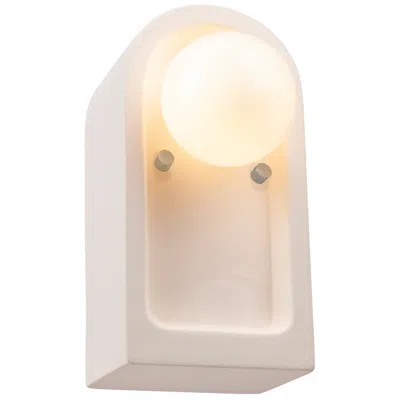 Justice Design Arcade 9" High Bisque Wall Sconce