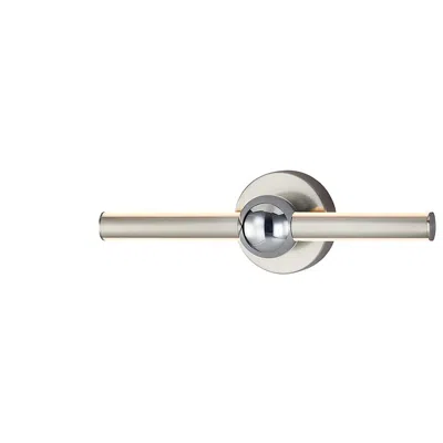 Justice Design Arzy 19.75" Wide Brushed Nickel Linear Led Bath Light And Chrome Accen