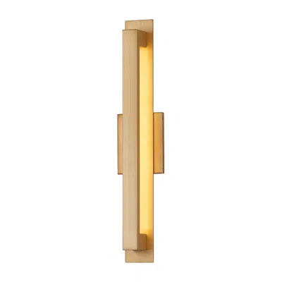 Justice Design Catalina 24" High Burnished Gold Led Outdoor Wall Sconce