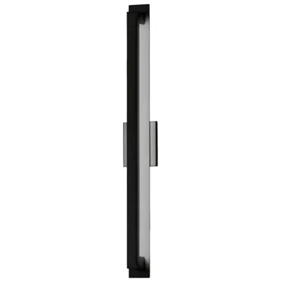 Justice Design Catalina 36" High Matte Black Led Outdoor Wall Sconce